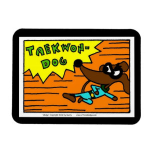 Imán flexible del jején TAEKWON-DOG