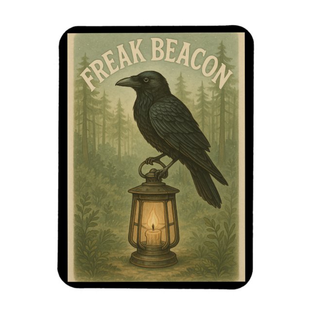 Imán flexible Freak Beacon Raven (Vertical)