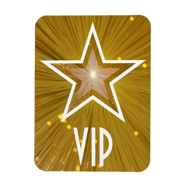 Imán flexible "Gold" Star "VIP" (Vertical)