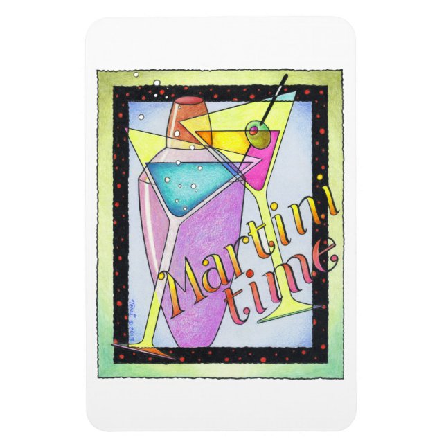 IMÁN FLEXIBLE - HORA DE MARTINI (Vertical)