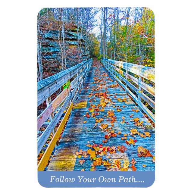 Imán Flexible Magnet Follow Your Own Path (Vertical)