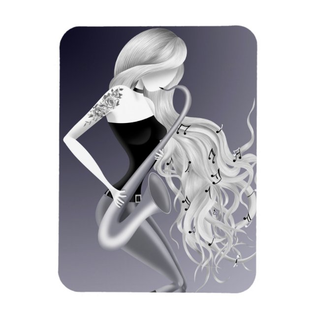 Imán flexible monocromo individual (Vertical)