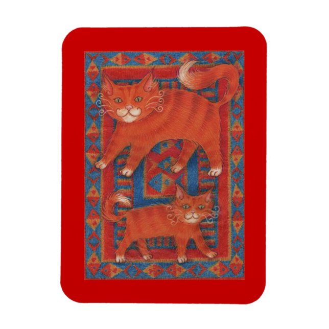 Imán flexible para gatos de máscaras (Vertical)