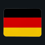 Imán flexible patriótico con bandera de Alemania<br><div class="desc">Celebre la rica historia y la vibrante cultura de Alemania con este imán flexible que destaca el diseño icónico de la bandera alemana. Diseñado con meticulosa atención a los detalles, este imán es más que una simple pieza decorativa; es un símbolo de la unidad y resiliencia de Alemania. Los audaces...</div>