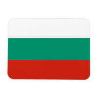 Imán flexible patriótico con bandera de Bulgaria