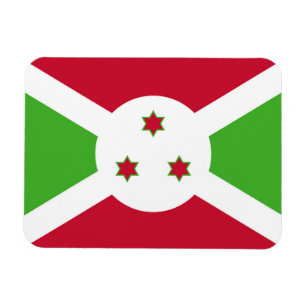 Imán flexible patriótico con bandera de Burundi