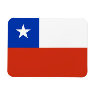 Imán flexible patriótico con bandera de Chile