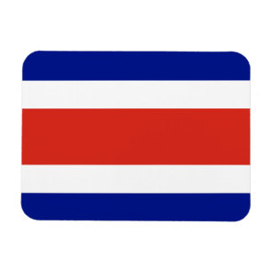 Imán flexible patriótico con bandera de Costa Rica
