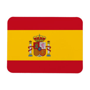 Imán flexible patriótico con bandera de España