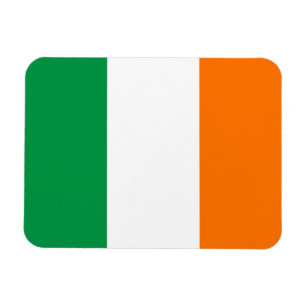 Imán flexible patriótico con bandera de Irlanda