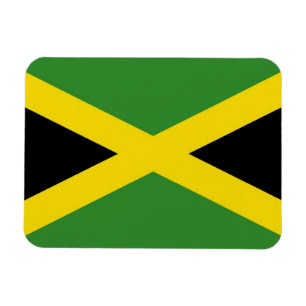 Imán flexible patriótico con bandera de Jamaica