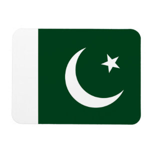 Imán flexible patriótico con bandera de Pakistán
