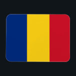 Imán flexible patriótico con bandera de Rumania<br><div class="desc">Añada un toque de orgullo rumano a su casa u oficina con nuestro exclusivo imán flexible con la bandera de Rumania! Diseñado con meticulosa atención a los detalles, este imán es más que un simple artículo decorativo; es una celebración del legado y orgullo cultural de Rumania. El diseño vibrante muestra...</div>