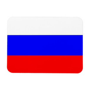 Imán flexible patriótico con bandera de Rusia