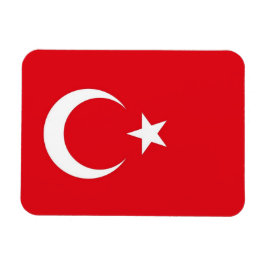 Imán flexible patriótico con bandera de Turquía