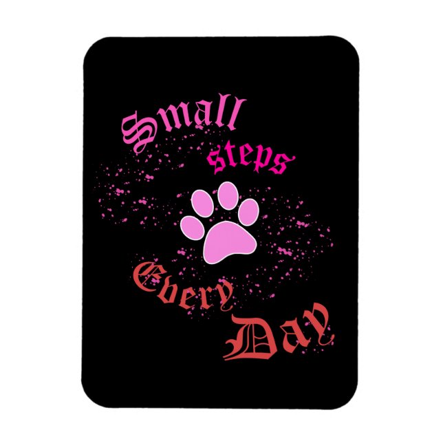 Imán flexible | Pequeños pasos diarios (Vertical)