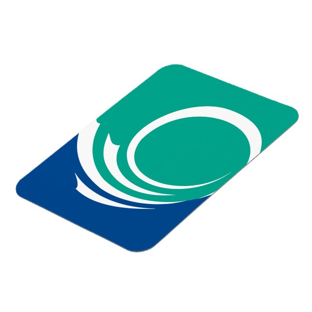 Imán Flexible photo magnet with flag of Ottawa, Canada (Lado Izquierdo)