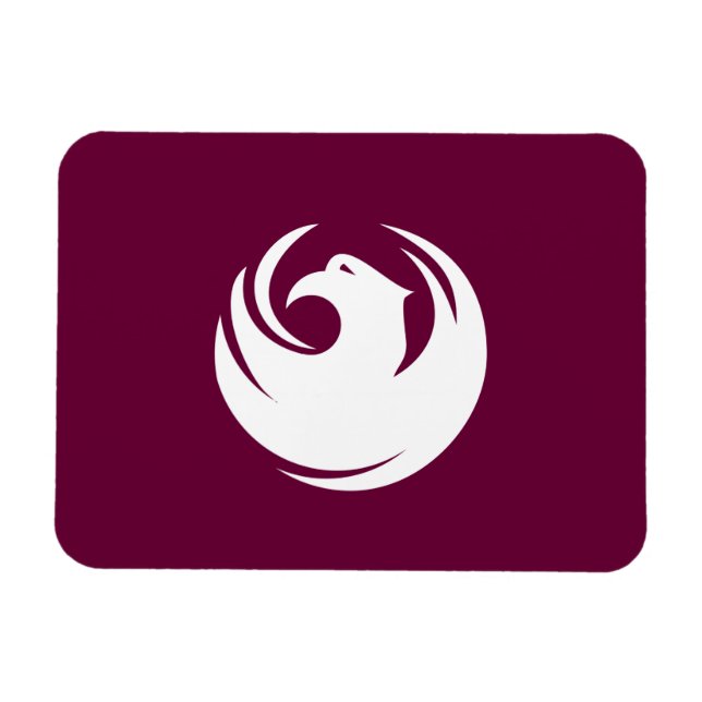 Imán Flexible photo magnet with flag of Phoenix City (Horizontal)
