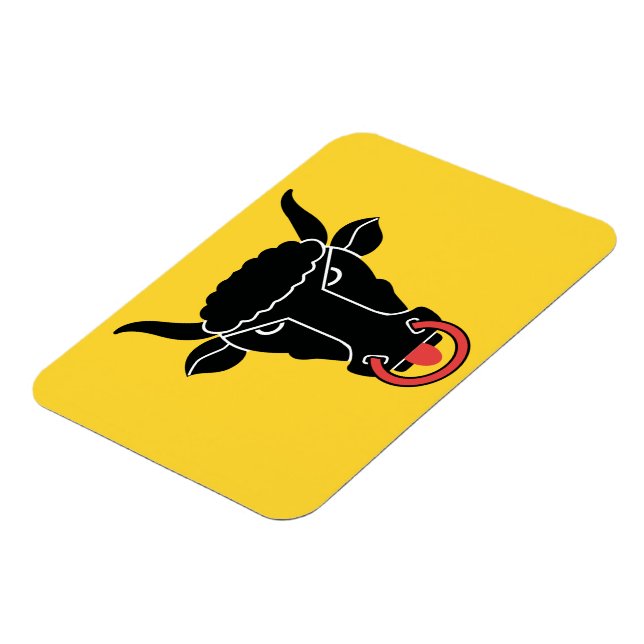 Imán Flexible photo magnet with flag of Uri Canton (Lado Izquierdo)