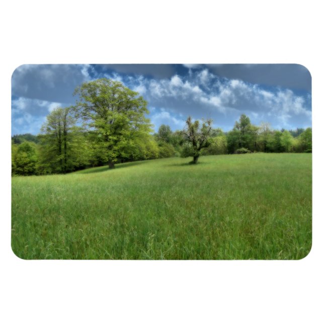 Imán flexible verde appalache (Horizontal)