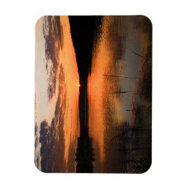 Imán Flexibler Magnet Sonnenuntergang am Igelsbachsee