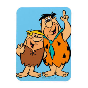 Imán Flintstone de los escombros y de Fred de Barney