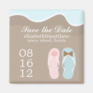 Imán Flip Flops boda
