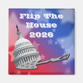 Imán Flip The House Vote Blue 2026