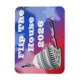 Imán Flip The House Vote Blue 2026