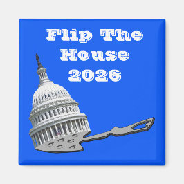 Imán Flip The House Vote Blue 2026