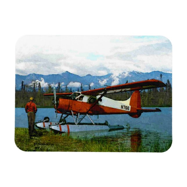 Imán Floatplane De Havilland Beaver (Horizontal)