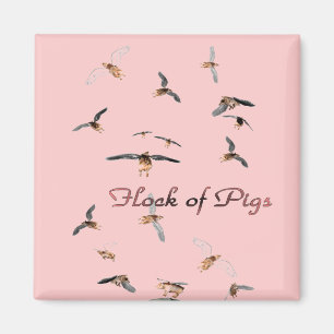 Imán Flock of Pigs Magnet