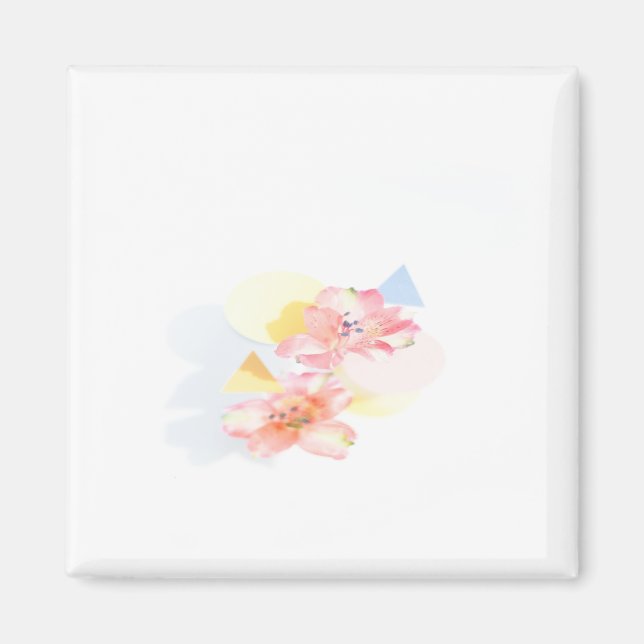 Imán flor  (Frente)