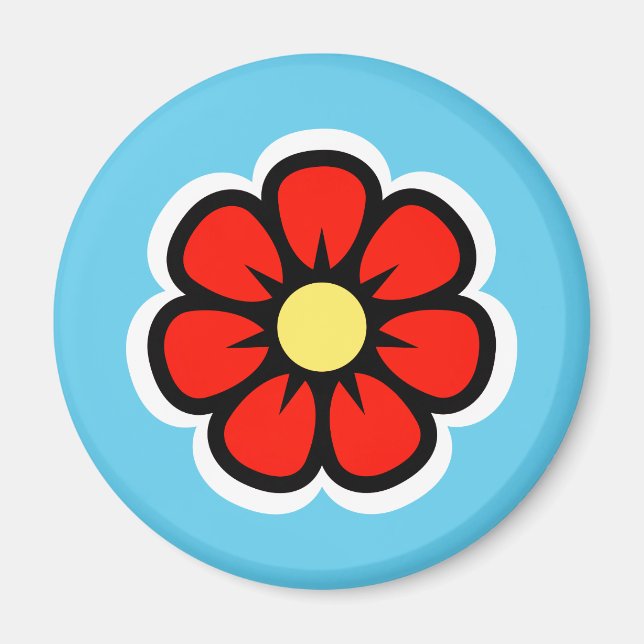 Imán Flor (Frente)