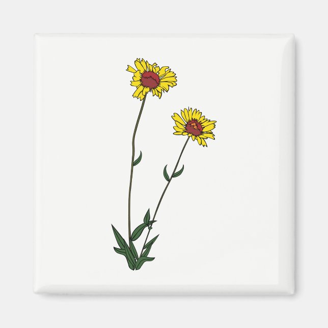 Imán Flor (Frente)