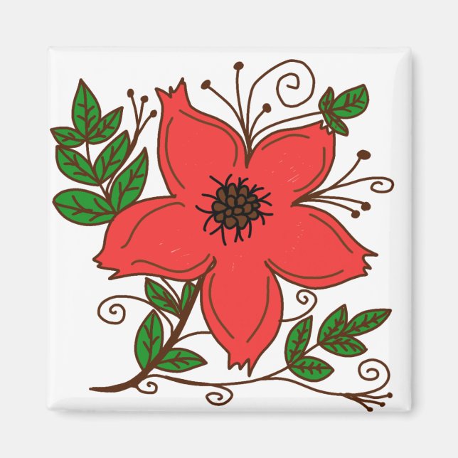 Imán Flor (Frente)