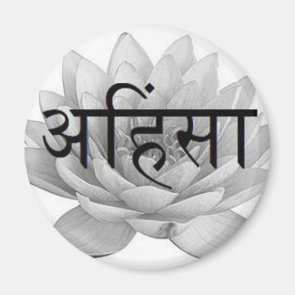Imán Flor Ahimsa Lotus