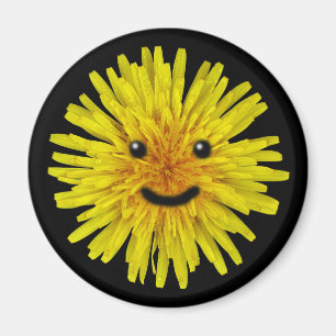 Imán Flor amarilla feliz del diente de león del verano