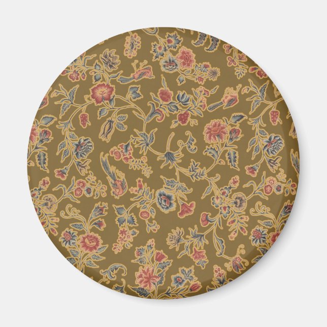 Imán Flor Bonito Chintz Diseño floral suave (Frente)