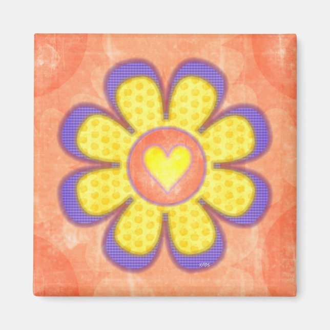 Imán Flor cardíaca (Frente)
