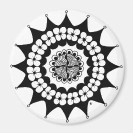 Imán Flor Crown Zen Mandala