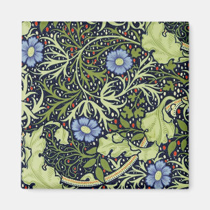 Imán Flor de antigüedades de William Morris Seaweed