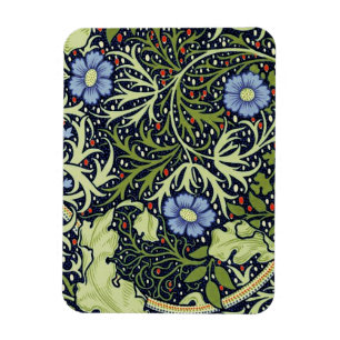 Imán Flor de antigüedades de William Morris Seaweed