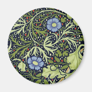Imán Flor de antigüedades de William Morris Seaweed
