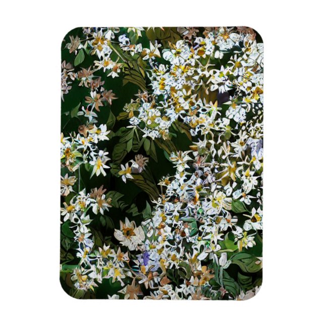 IMÁN FLOR DE ASTER (Vertical)