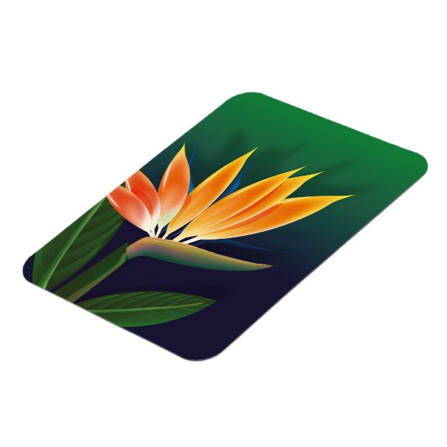 Imán Flor de ave del paraíso (Lado Izquierdo)