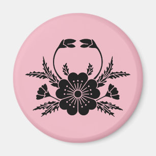 Imán Flor de cerezo en forma de cangrejo (EDO)