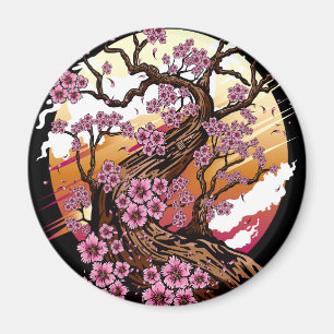 Imán Flor de cerezo salvaje