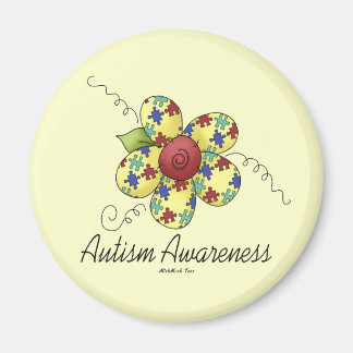 Imán Flor de conciencia del autismo