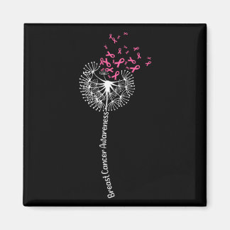 Imán Flor de Conciencia del Cáncer de Seno Diseño Rosa